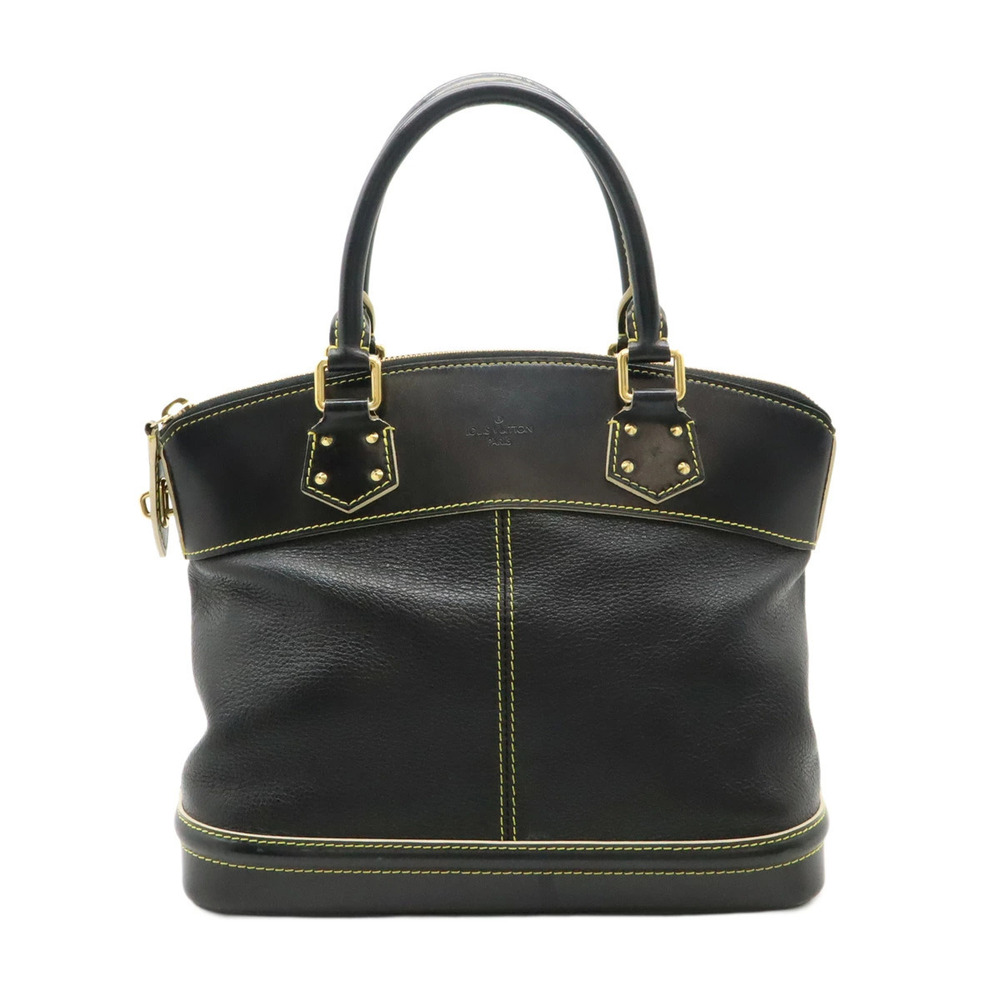 LOUIS VUITTON Suhali Lockit Handbag Tote Bag Leather Noir Black